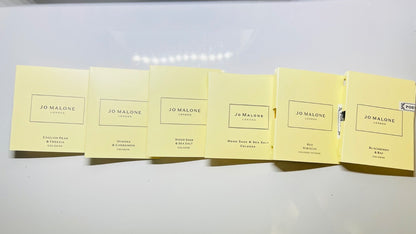 Jo Malone Sample Vials (Select Your Scent)