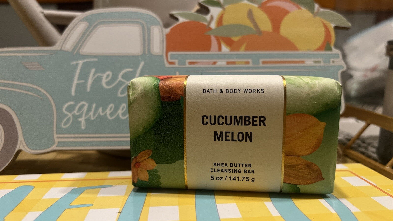 Bath and body works Cucumber Melon Bar soap 5oz