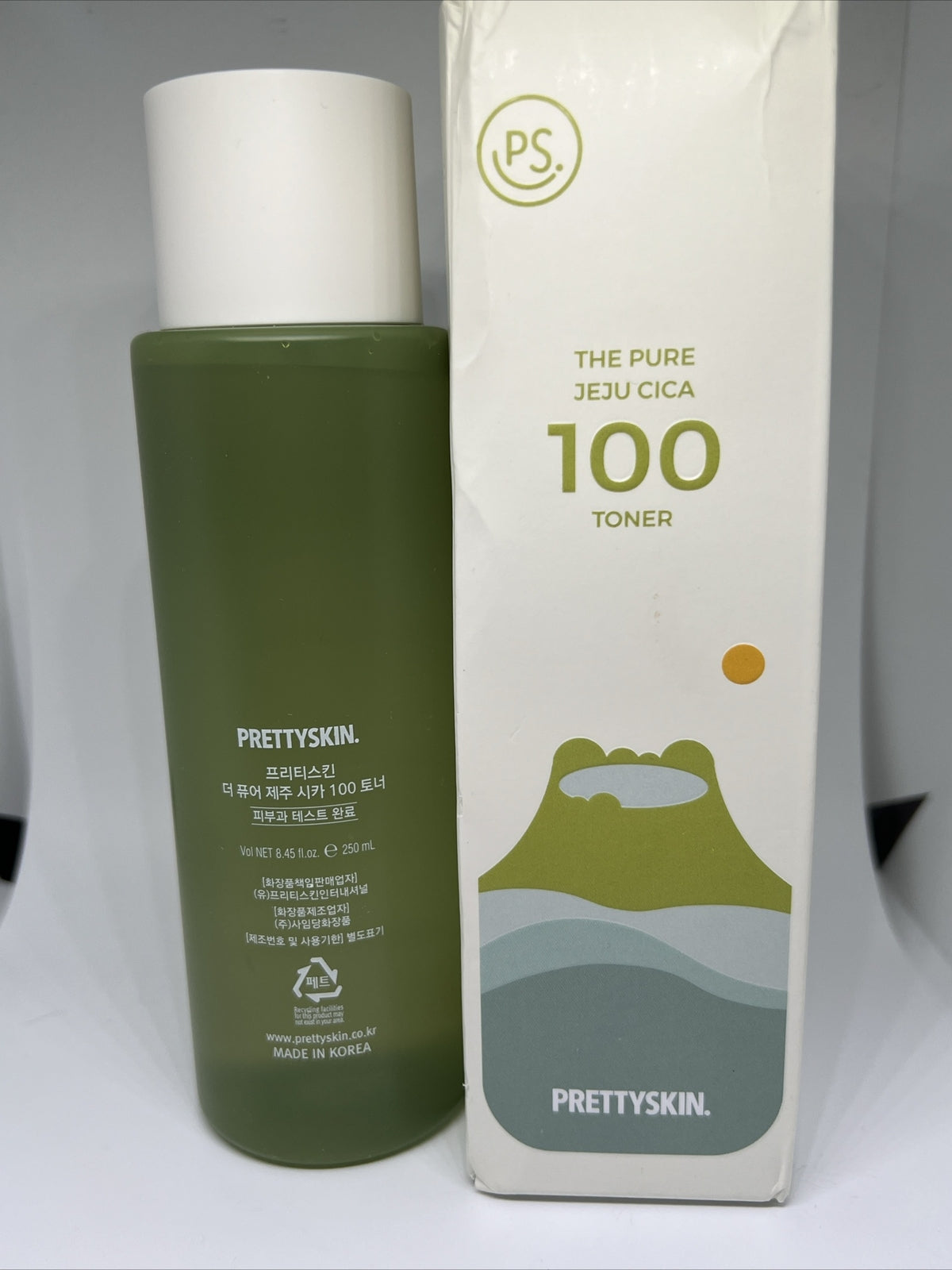 PRETTY SKIN The Pure Jeju Cica 100 Toner 250ml Vitalizing Toner Korean Skin Care