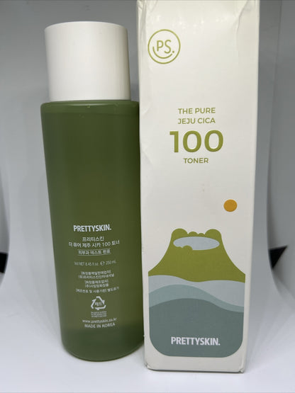 PRETTY SKIN The Pure Jeju Cica 100 Toner 250ml Vitalizing Toner Korean Skin Care
