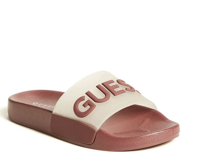 Pool Slides Flat Guess GFLANA Size 7 / Wine