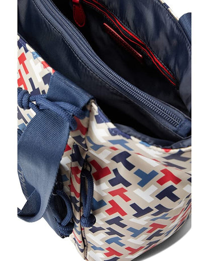 Tommy Hilfiger Handbag Tote with Pouch Multi Print Nylon SRP $138