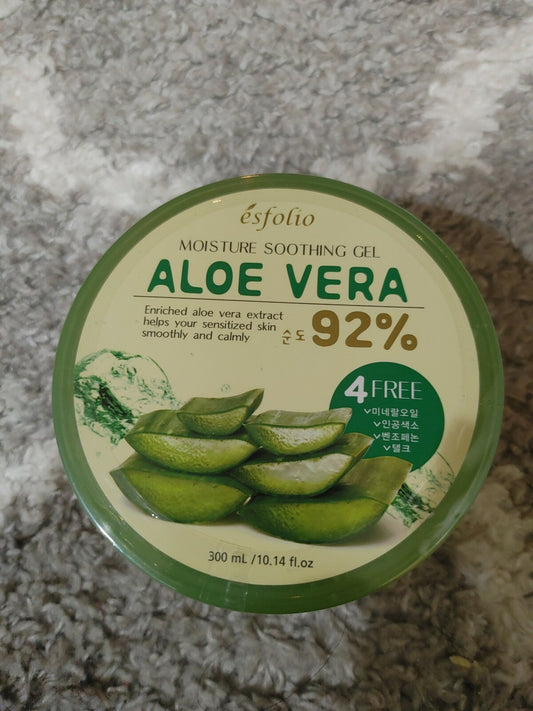 Esfolio Soothing Moisture 92% Aloe Vera Gel 300 ml / 10.4 fl.oz 