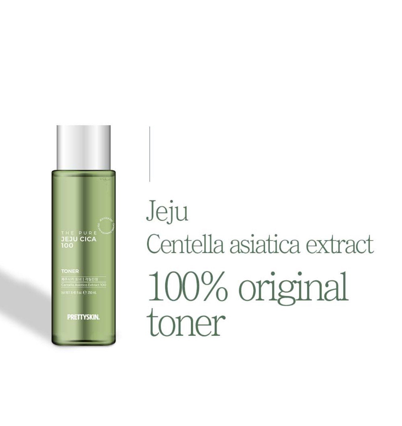 PRETTY SKIN The Pure Jeju Cica 100 Toner 250ml Vitalizing Toner Korean Skin Care