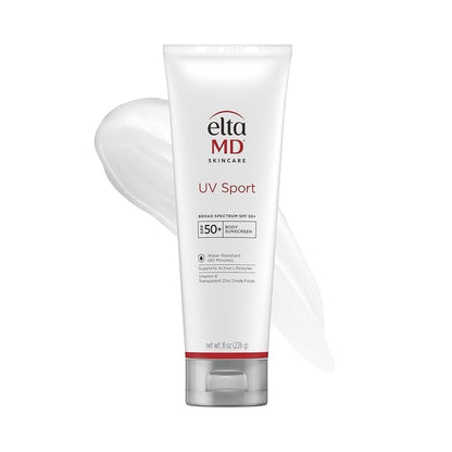 Elta MD UV Sport Full-Body Sunscreen SPF 50+  8oz /226g EXP date: 03/2026