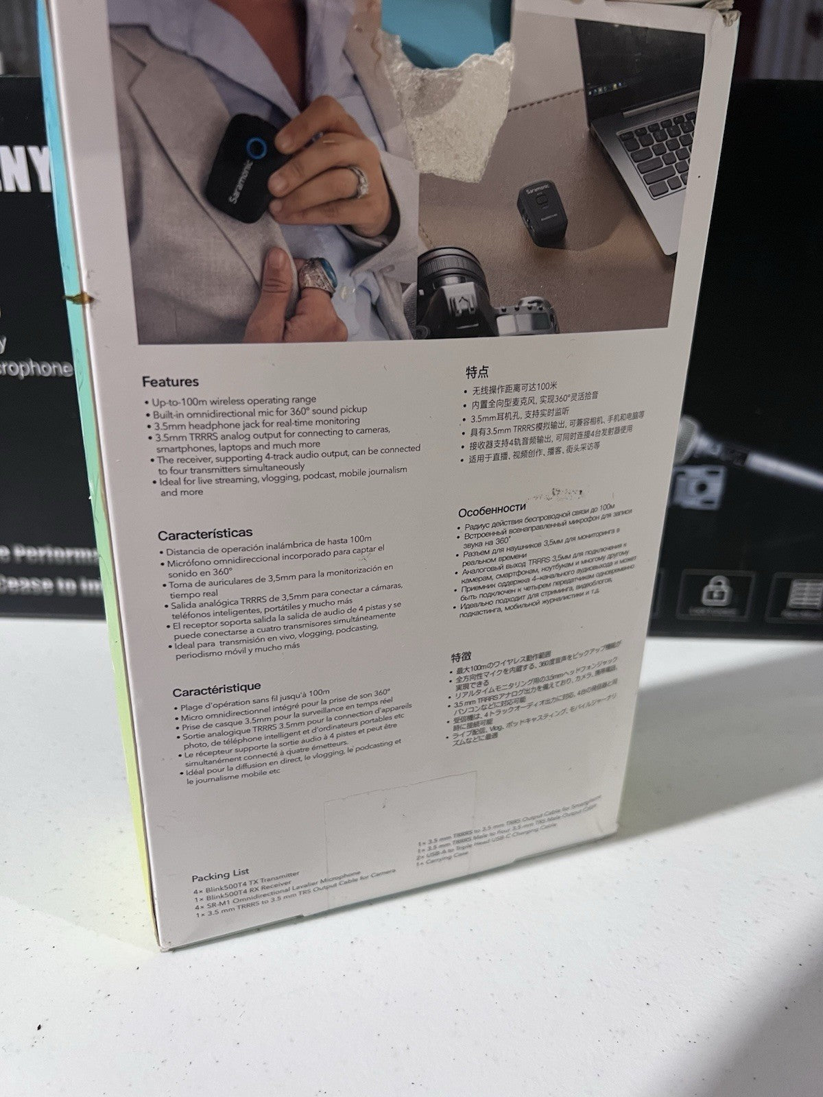 Saramonic Blink 500T4 4 Person Wireless Lavalier Microphone System