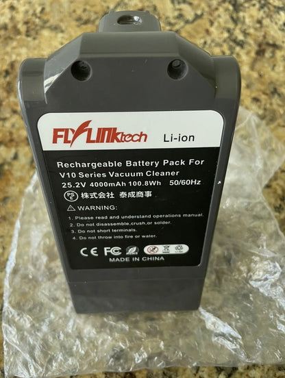 V10 Battery Replacement 25.2V 4000mAh V10 Battery for Dyson Animal