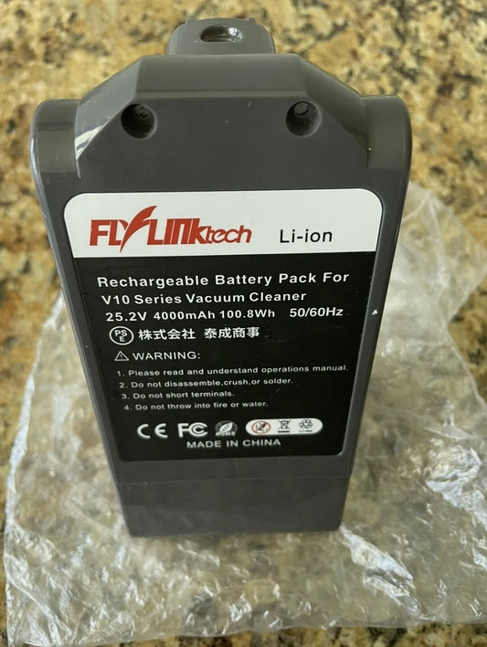 V10 Battery Replacement 25.2V 4000mAh V10 Battery for Dyson Animal