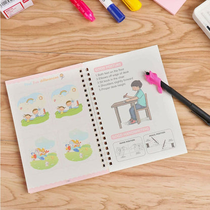 English Magic Practice Copybook Magic Calligraphy That Can Be Reused