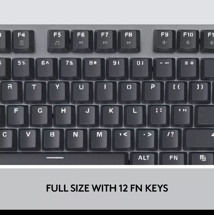 Logitech K845 Mechanical Illuminated Wired Keyboard 104 Mechanical Switches
