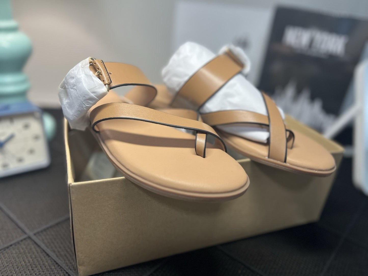 Sanctuary Smart Creation Spring Toe-Loop Sandal Brown Size 9M