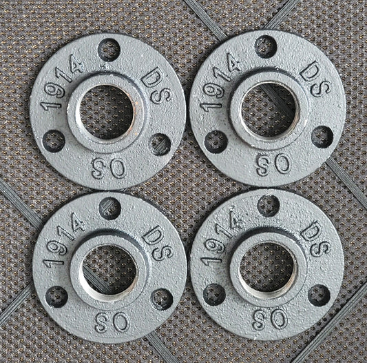 Industrial Steel Piping Shelving 1" Inch Steel Rod Bracket Mount LO FT 1914