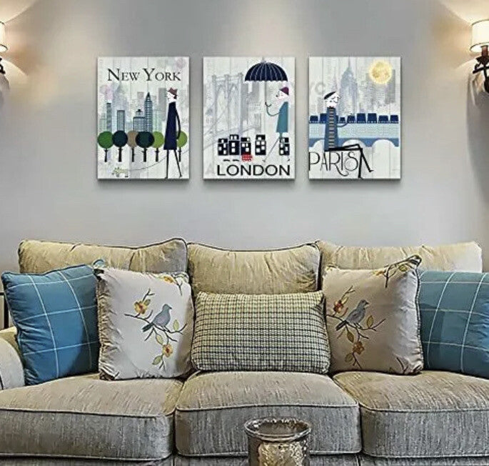 Canvas Wall Art For Living Room Family Wall Decorations For Bedroom Bathroom ...