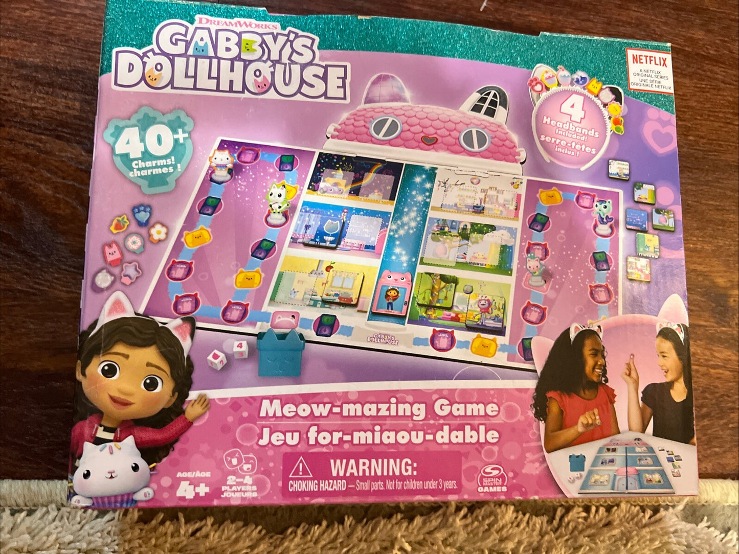 Gabby's Dollhouse Meow-Mazing Game NEW in Box
