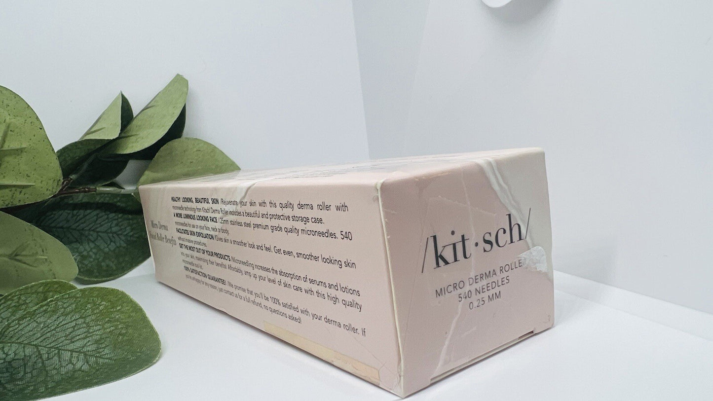 Kitsch Blush Micro Derma Roller Good For Serum &Moisturizers/0.25 MM 540 Needles
