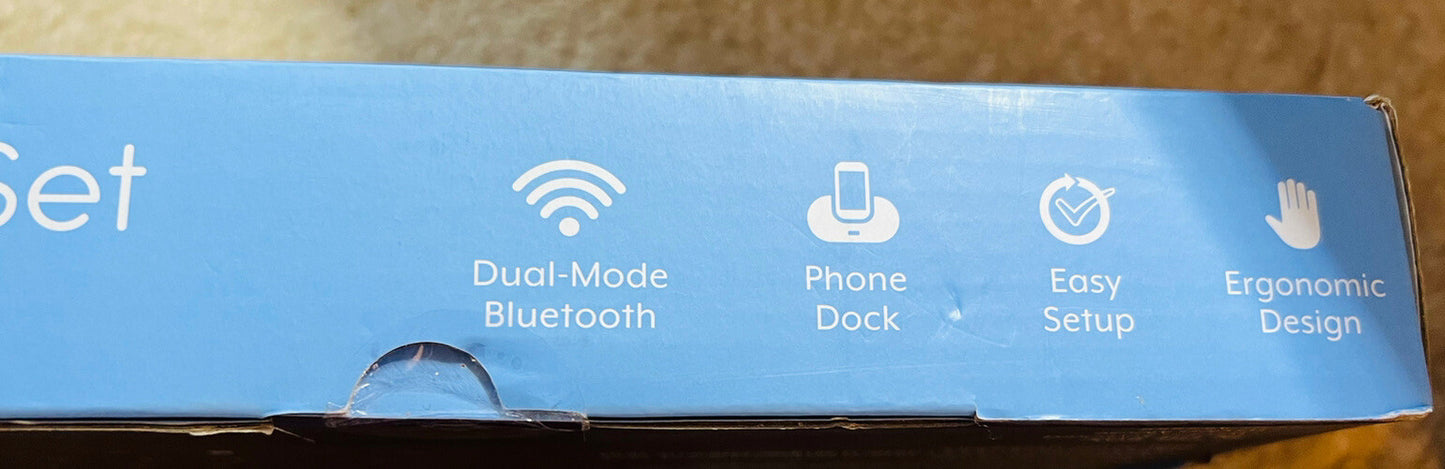 Colorways Wireless Mouse &Keyboard Set w/ Multi-Device stand Blue &black