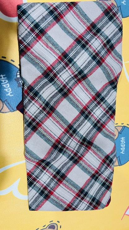 4 Christmas Plaid Dog Bandana For Christmas Holidays