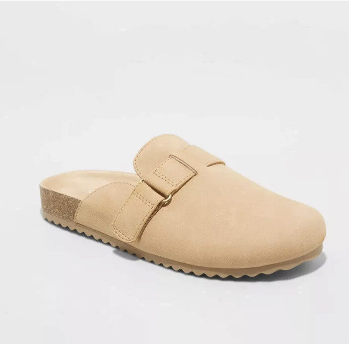 Cat & Jack Youth Girls' Cognac Brown Perry Soft Textured Slip-On Clogs Size 13