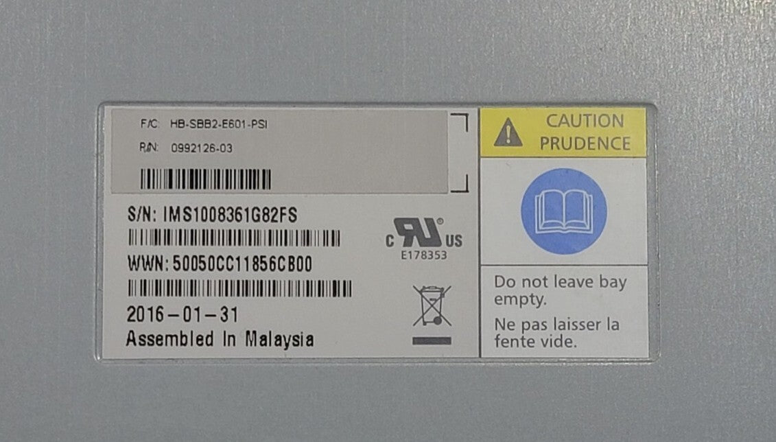 Dell Compellent HB-SBB2-E601-PSI 0992126-03  SAS EBOD Controller