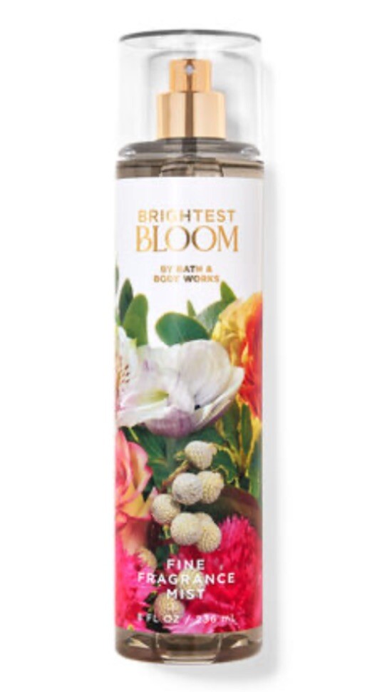 Bath and Body Works  Brightest Bloom FINE FRAGRANCE BODY Fine 8 OZ NEW Released
