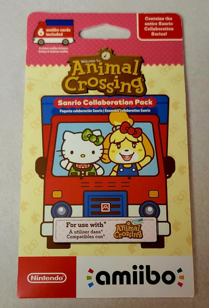 New Nintendo amiibo Animal Crossing Sanrio Collaboration Pack - 6 Cards Pack