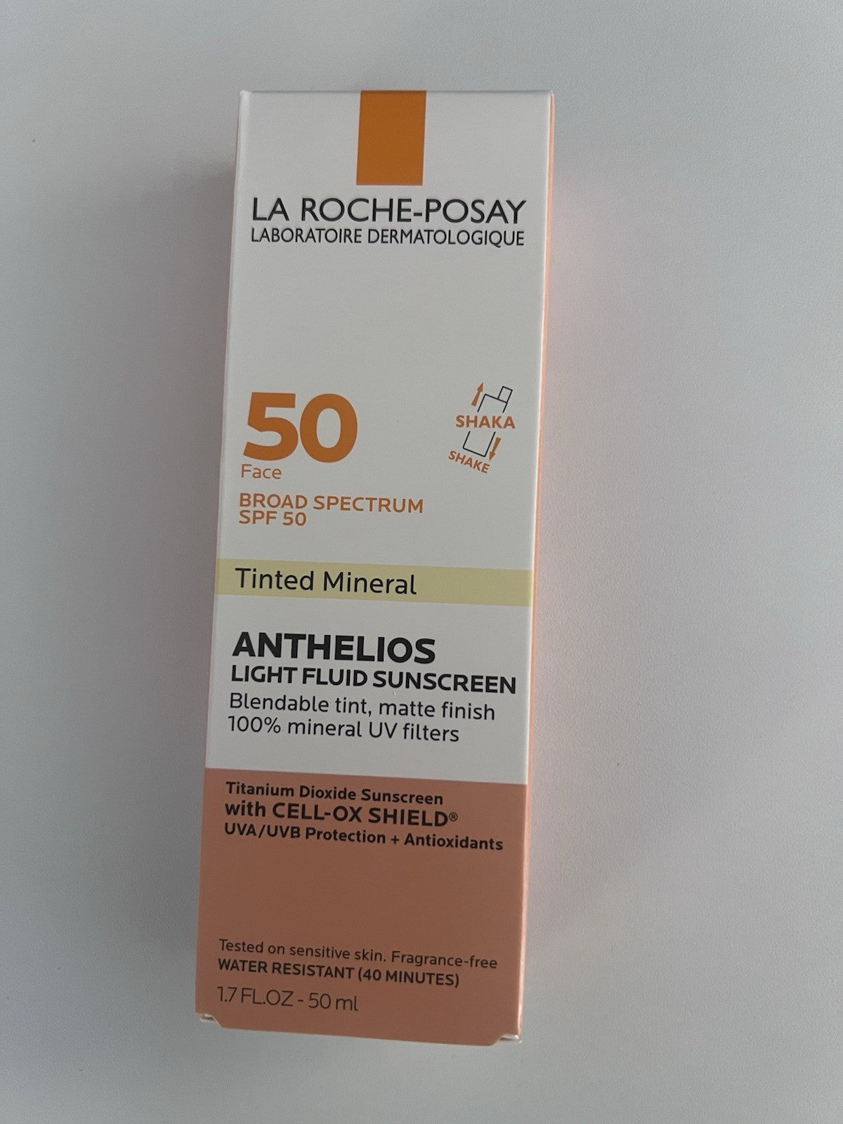 LA ROCHE POSAY ANTHELIOS TINTED MINERAL SPF 50 SUNSCREEN 1.7 OZ EXP 2027