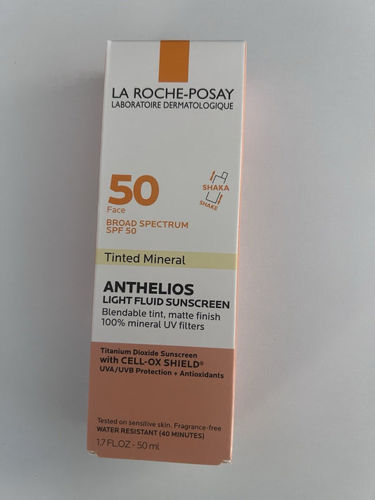LA ROCHE POSAY ANTHELIOS TINTED MINERAL SPF 50 SUNSCREEN 1.7 OZ EXP 2027