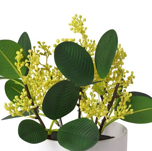 Threshold Potted Faux 7” Seeded Decorative  Indoor Plant Set of 2 New