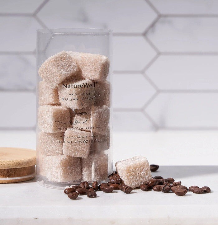 NatureWell Exfoliating Sugar Cubes - Grapefruit and Coffee Infusion - 2 Pk - NEW