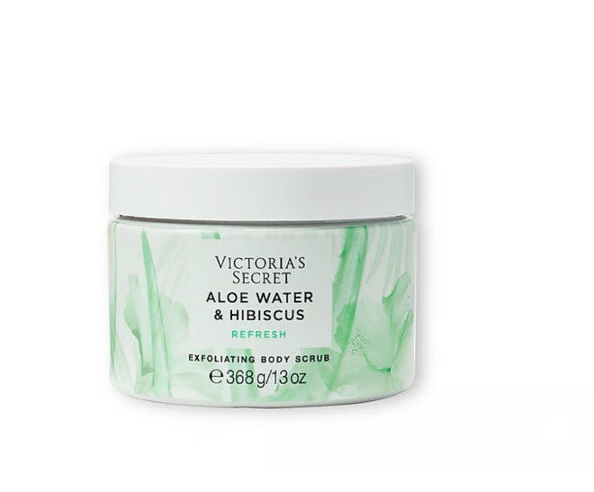 Victoria's Secret Exfoliating Body Scrub Aloe Water & Hibiscus 13oz New in Box