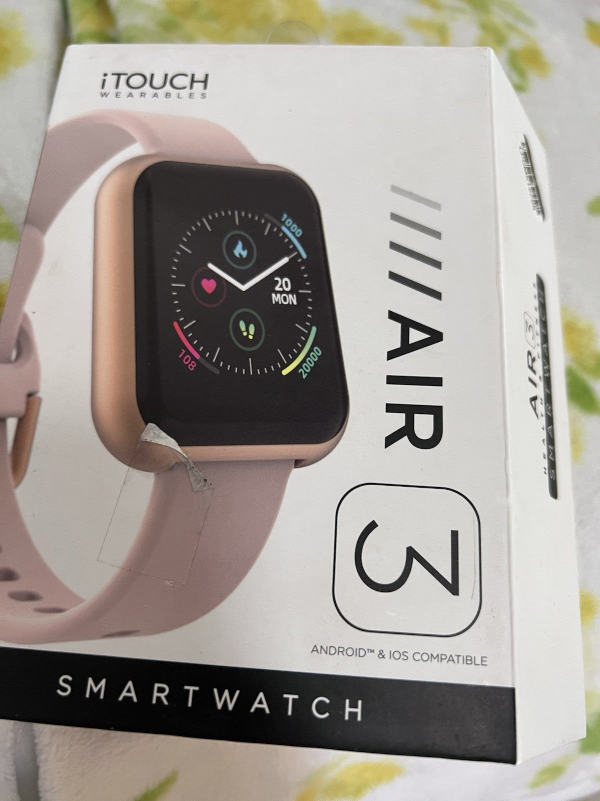 iTOUCH Air 3 Smartwatch Fitness Tracker with Heart Rate Tracker, Step Counter...