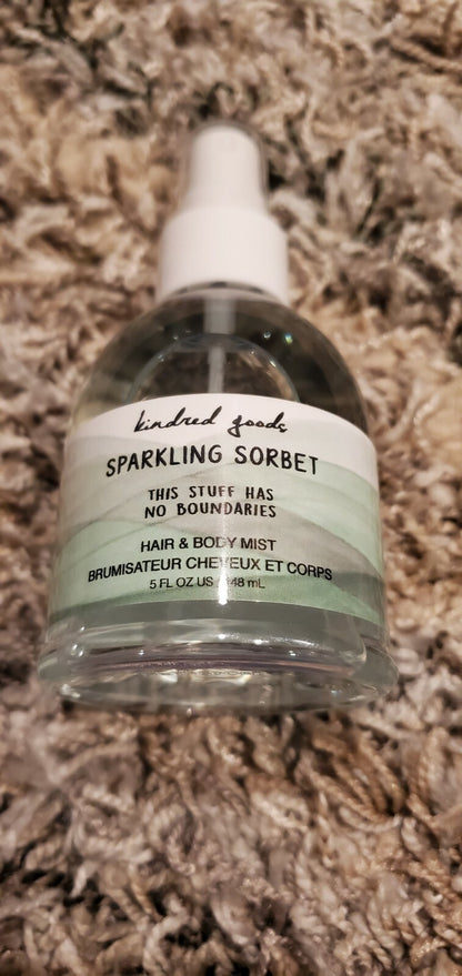 Old Navy Kindred Goods Sparkling Sorbet Hair Body Spray Limited Edition 