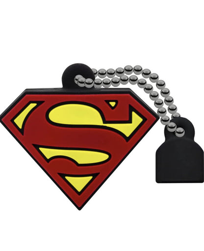 Superman 32GB Flash Drive Keychain NEW Emtec DC Comics 32 GB