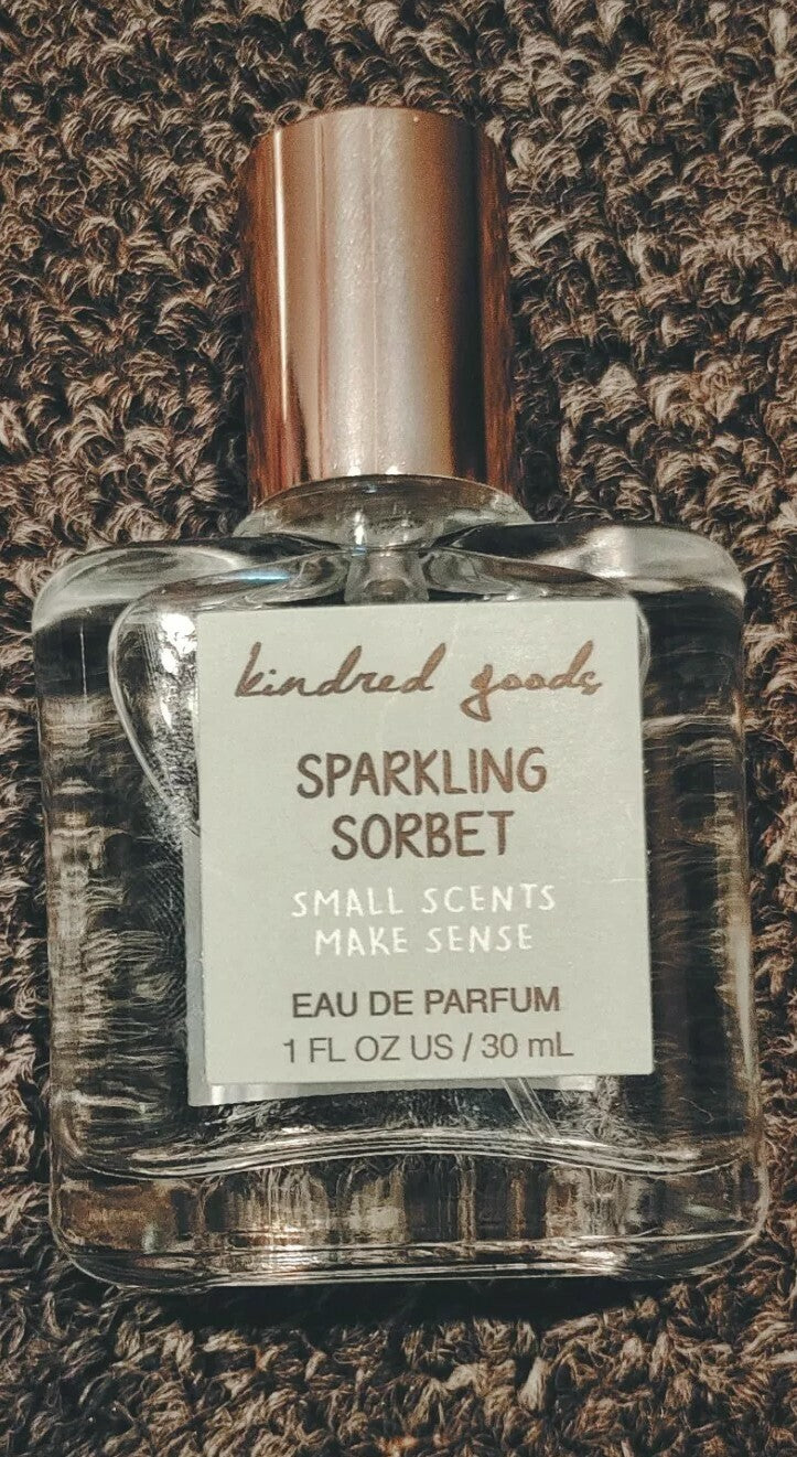 Kindred Goods Sparkling Sorbet Eau De Parfum Perfume 1 fl oz. NEW
