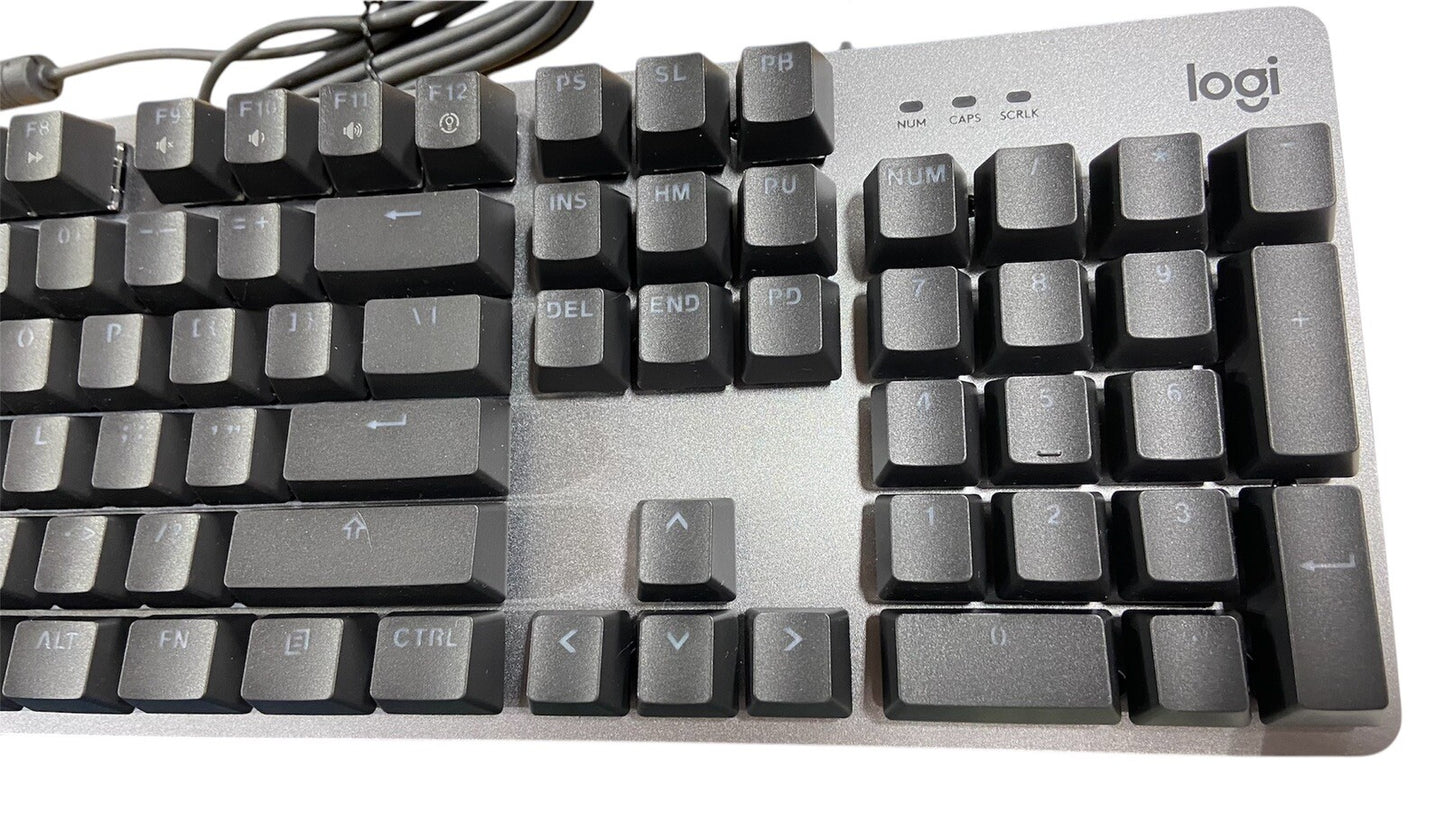 Logitech K845 Mechanical Illuminated Wired Keyboard 104 Mechanical Switches