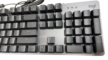 Logitech K845 Mechanical Illuminated Wired Keyboard 104 Mechanical Switches
