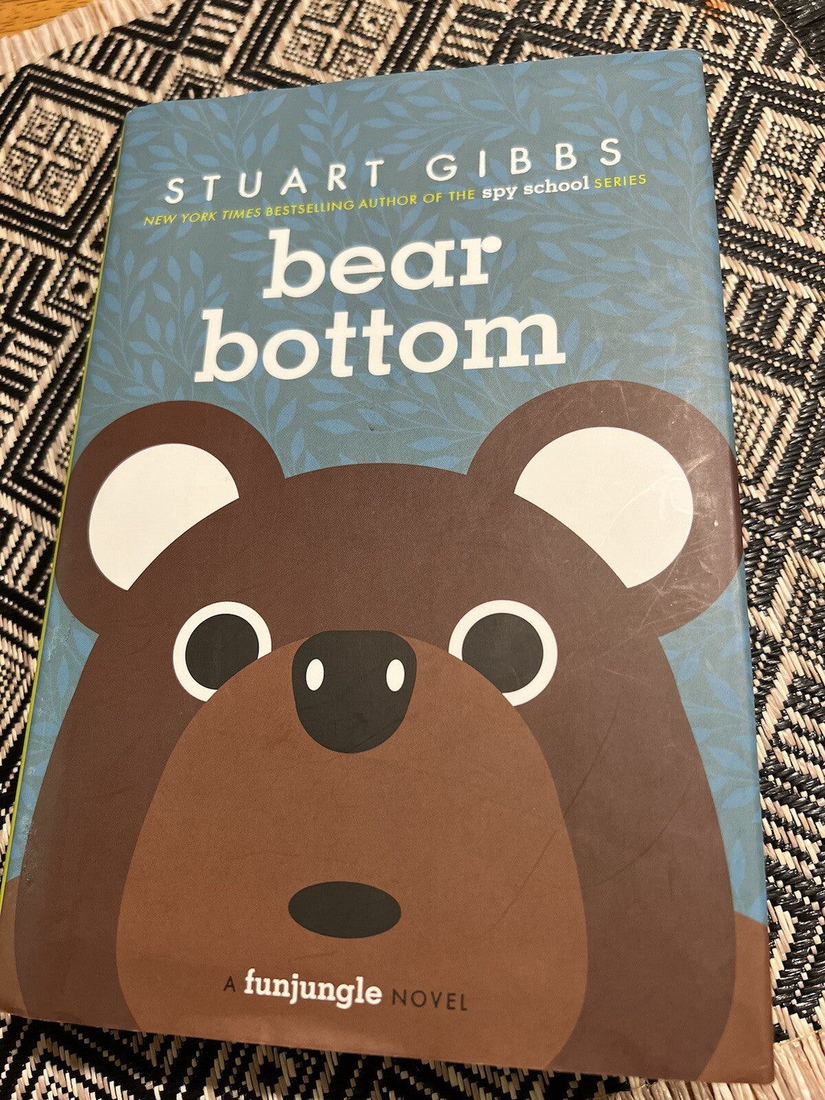  Bear Bottom ( A funjungle Novel) Hard cover book by Stuart Gibbs