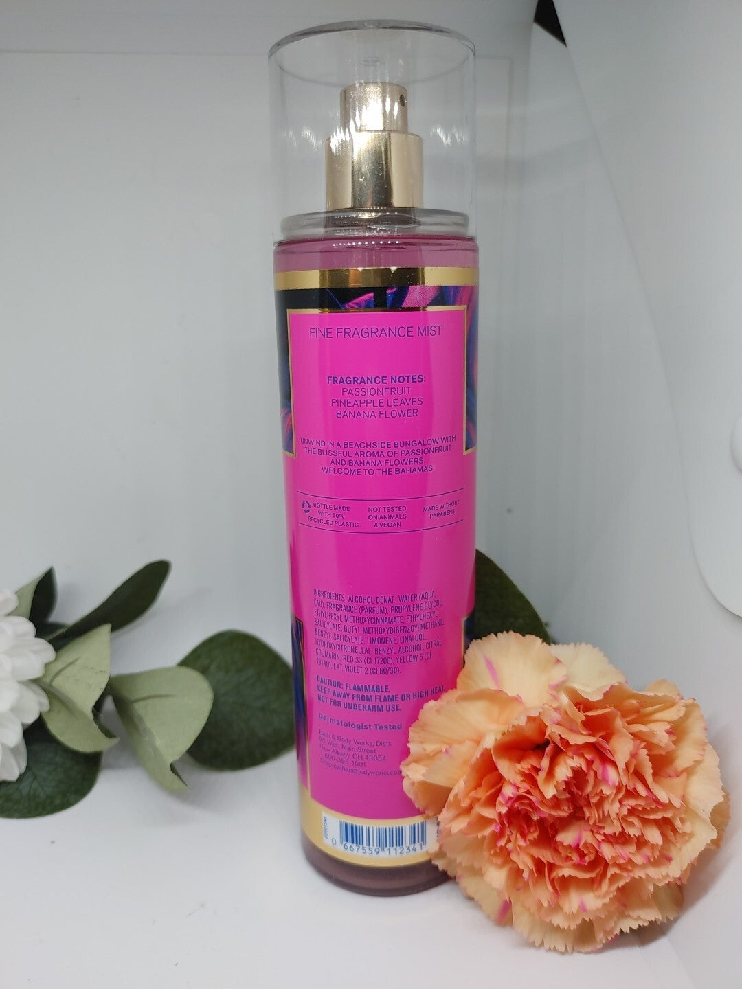 Bath & Body Works Bahamas Passionfruit & Banana Fine Fragrance Body Mist 8 oz