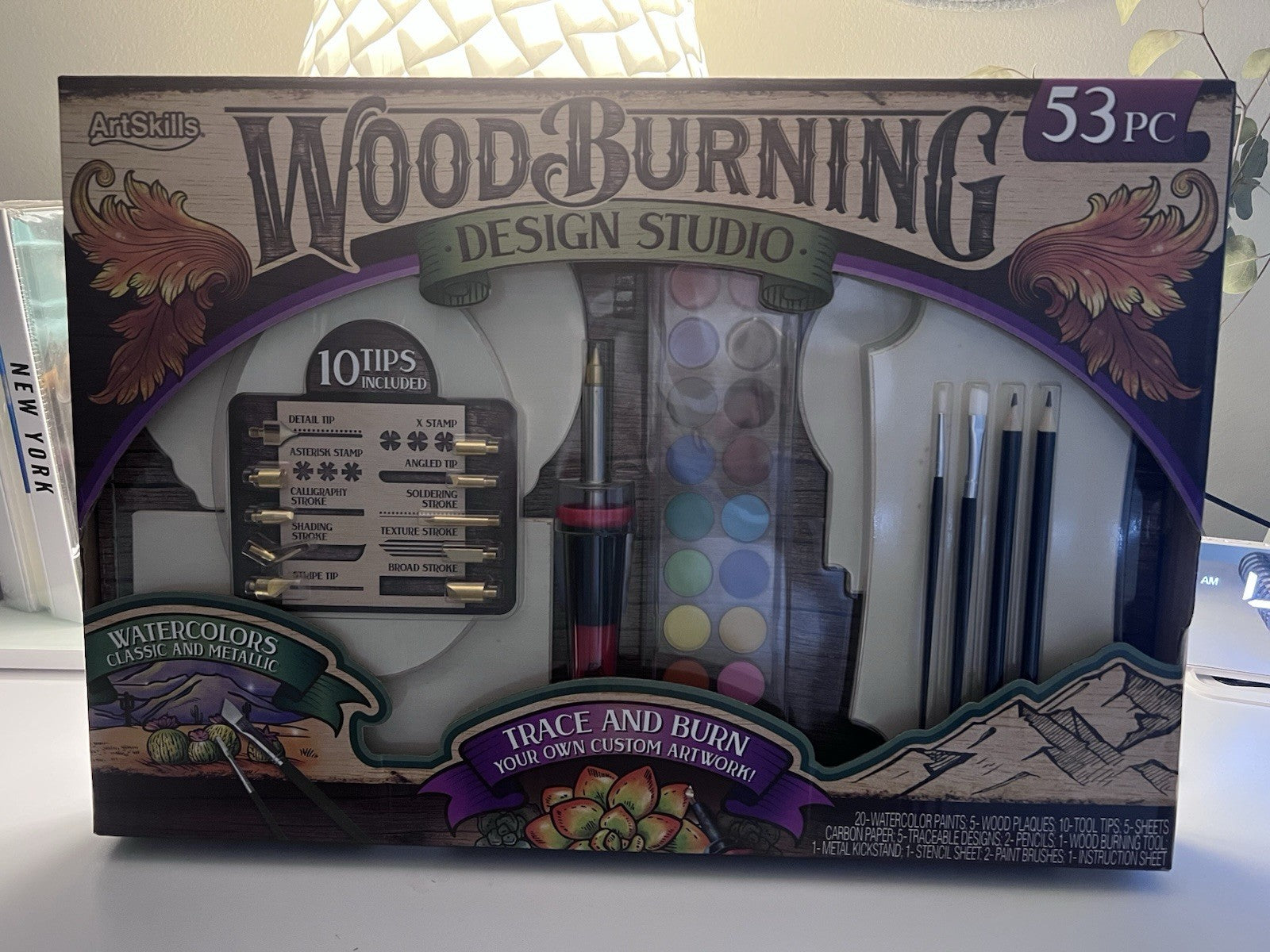 ArtSkills Wood Burning Kit 53-Piece Set