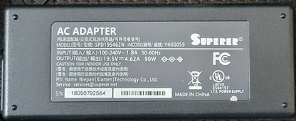 SUPERER AC Adapter SPD195462N for Dell Laptop Computers