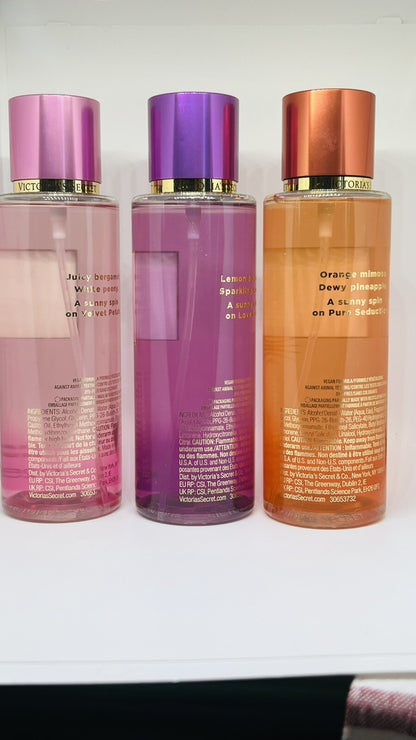 NEW VICTORIA’S SECRET VELVET PETALS,LOVE SPELL,& PURE SEDUCTION SOL  NEW In Box