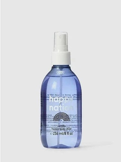 VICTORIA'S SECRET PINK HAPPY NATION BODY MIST VANILLA 8 oz 236 ml NEW