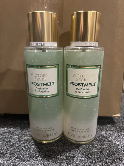VICTORIA'S SECRET FROSTMELT FRAGRANCE BODY MIST SPRAY SPLASH 8.4 oz NEW 2x