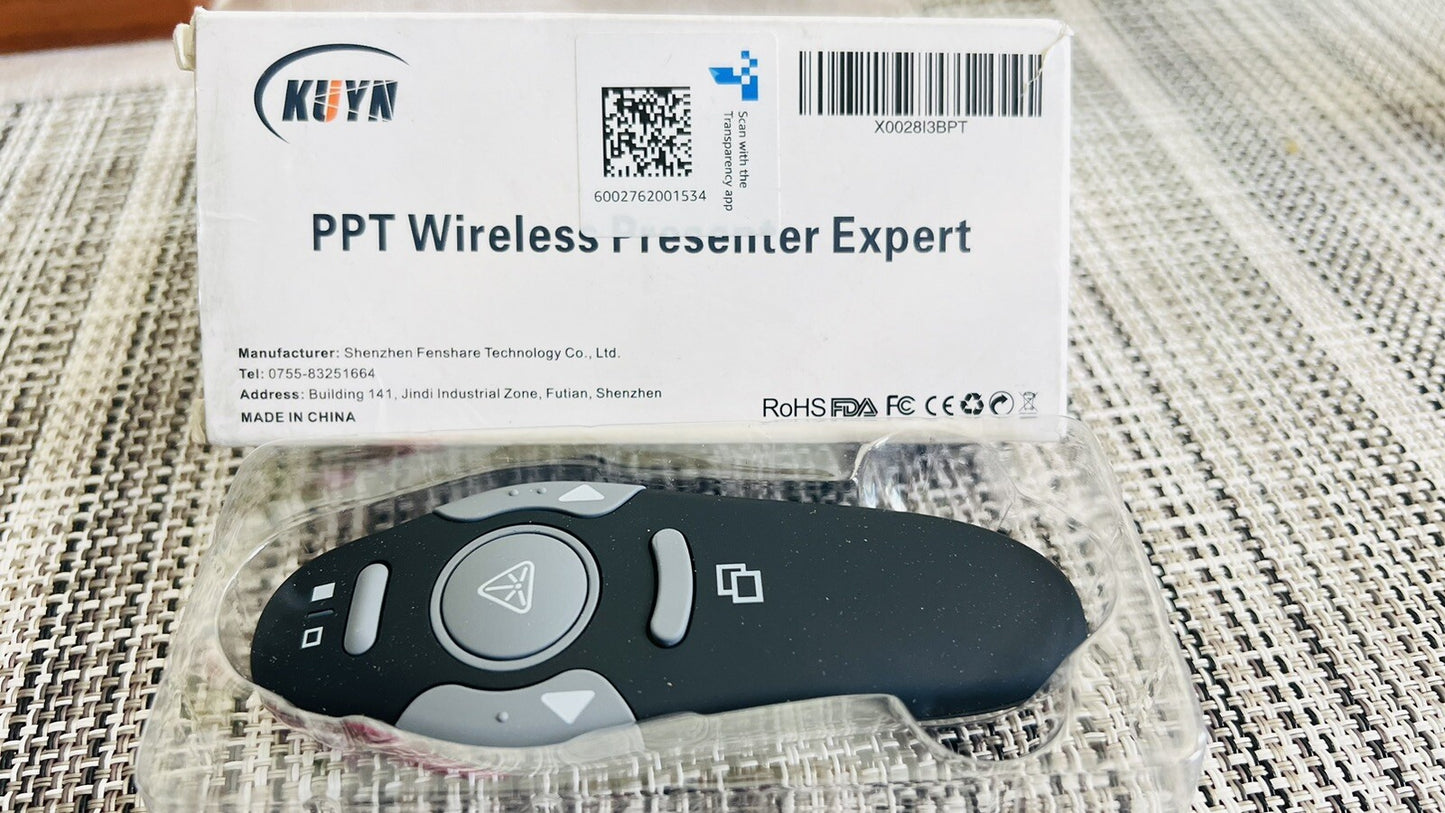 Power point Presentation Remote Wireless USB PPT Presenter Laser Pointer Clicker