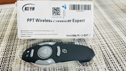 Power point Presentation Remote Wireless USB PPT Presenter Laser Pointer Clicker