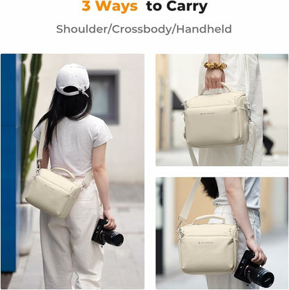 K&F Concept Small Camera Sling Bag for DSLR/Mirrorless Waterproof Shoulder Bag