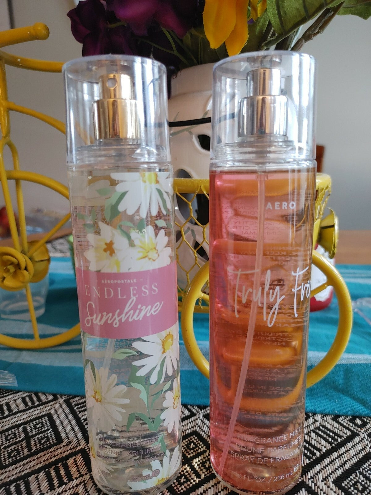 Aeropostale Women 2X Fragrance Mist 8fl oz. each Truly Free &Endless Sunshine