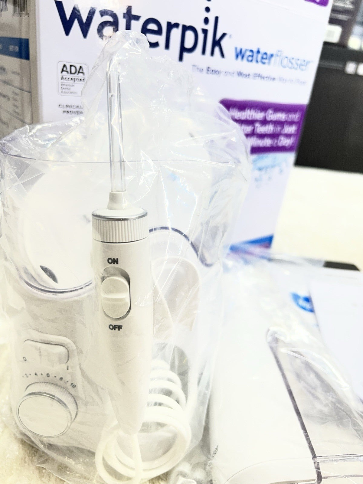 Waterpik Ultra Plus & Cordless l Water Flosser, White  Open Box New & Sealed