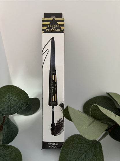 Eyebrow  Pencil & Mascara Duo /Secret of Pharaoh- "Natural Black" - NIB