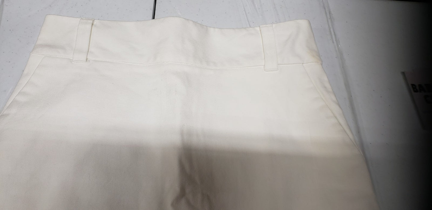 BANANA REPUBLIC Women Sleek Pencil Suiting Skirt Size 4 Off White Pre owned